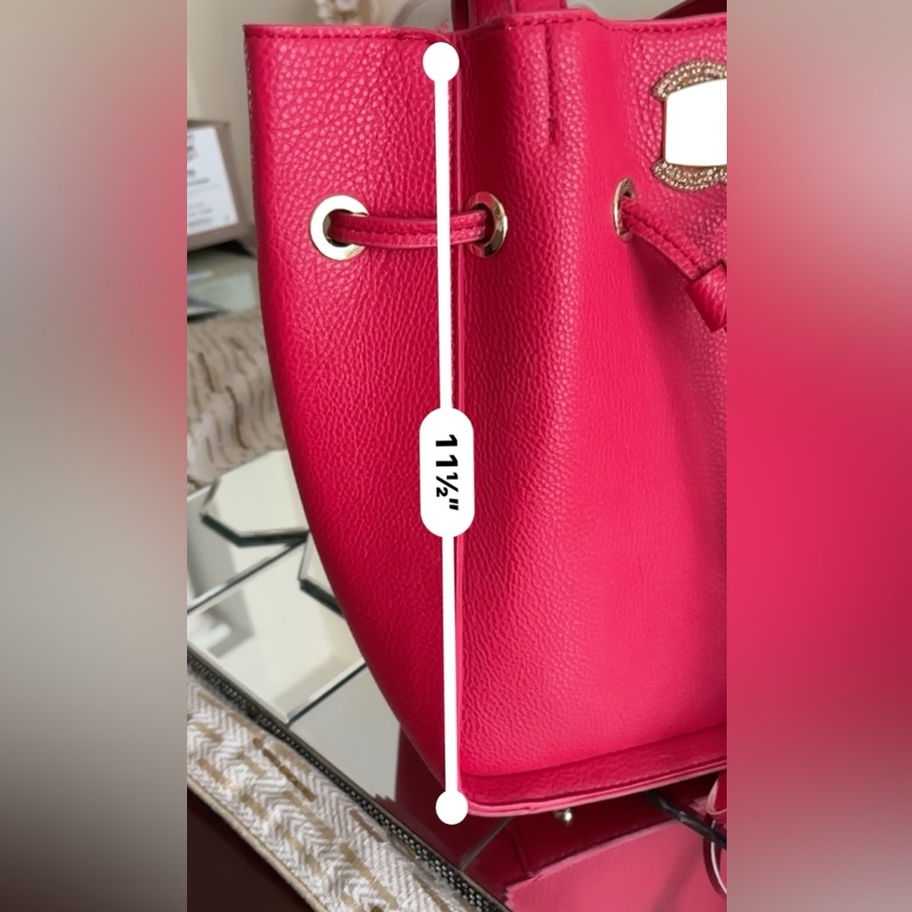 Joy Mangano Vibrant Red Tote Bag - Picture 11 of 12